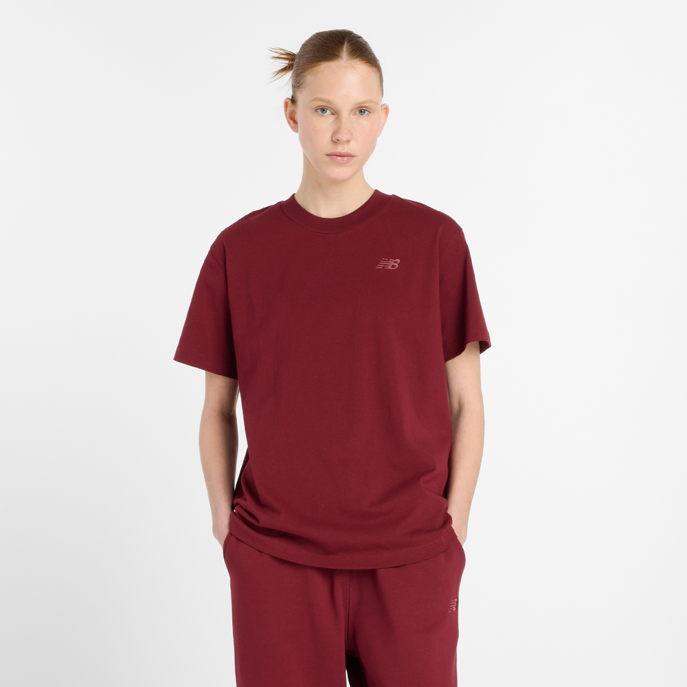 Dámské tričko New Balance WT41501MHB – bordó