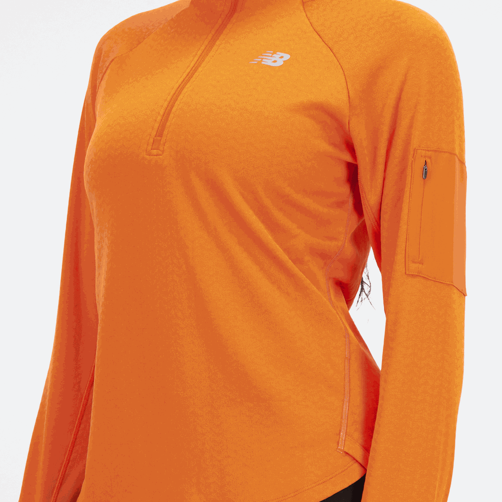 Dámská mikina New Balance WT23252CEN – oranžová