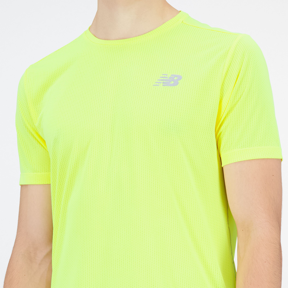 Pánské tričko New Balance MT21262CSE – žluté