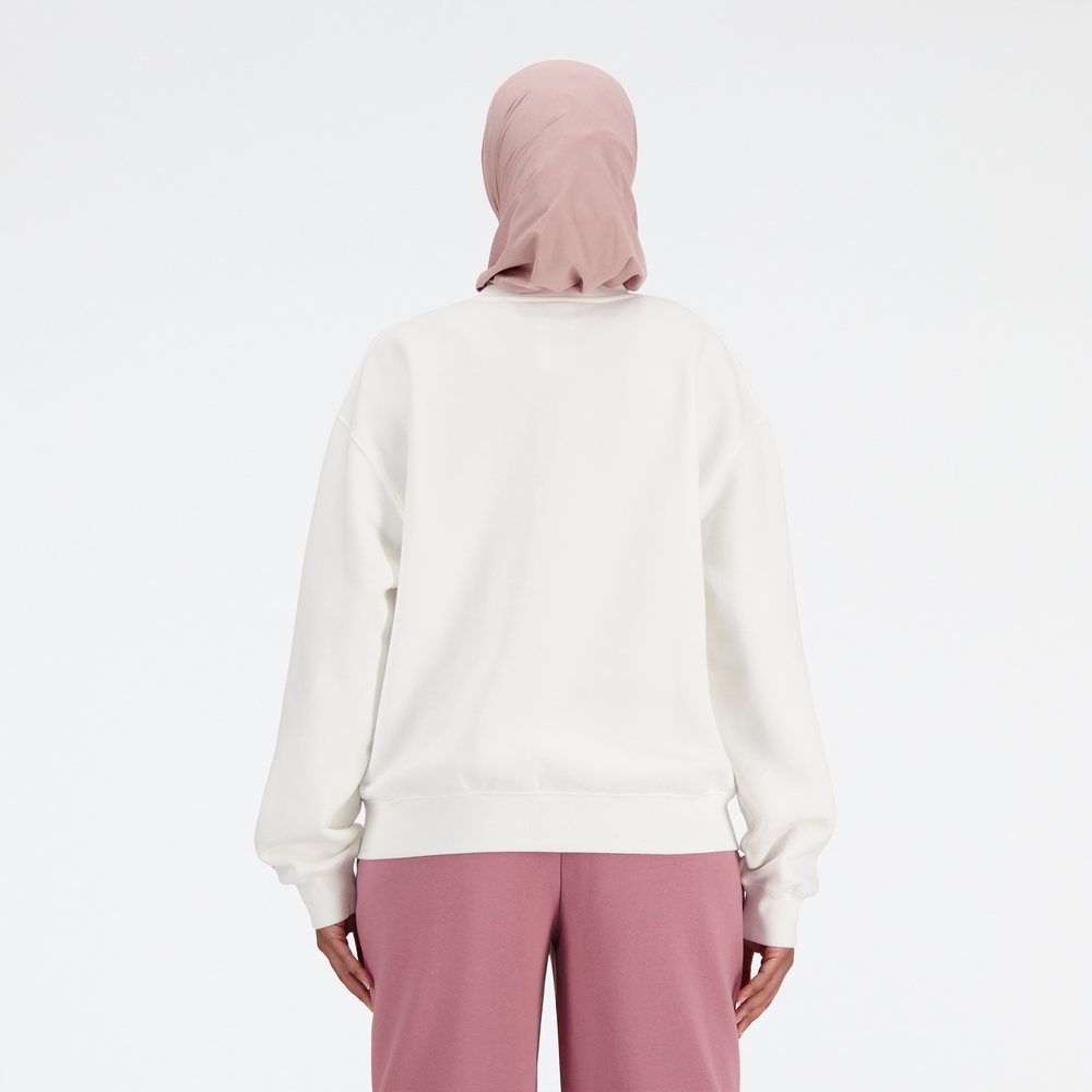 Dámská mikina New Balance WT41517WT – bílé