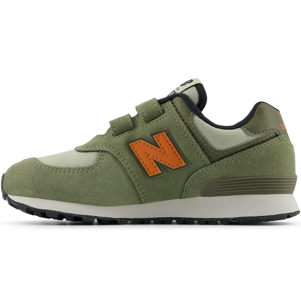 Dětské boty New Balance PV574SOF – zelené