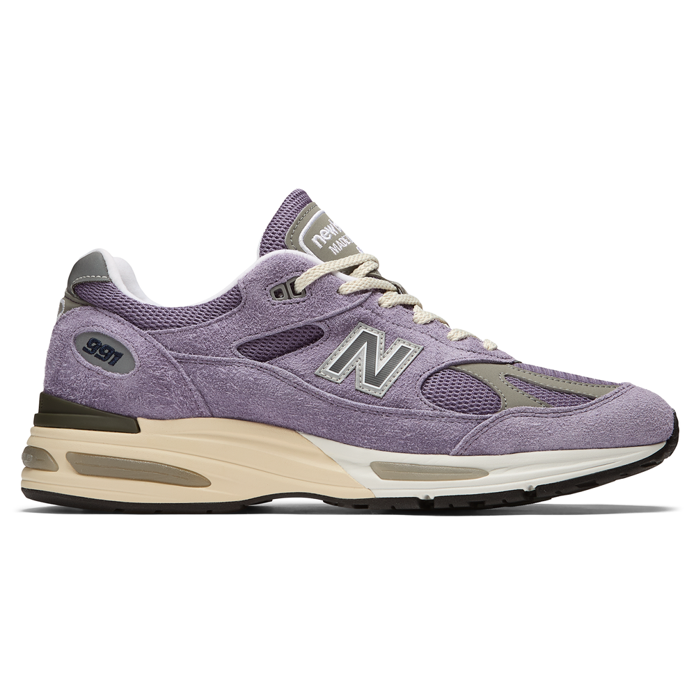Unisex boty New Balance U991LV2 – fialové