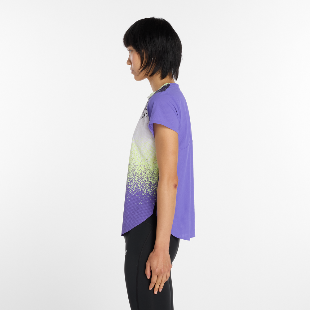 Dámské tričko New Balance WT61Y1YIEPU – fialové