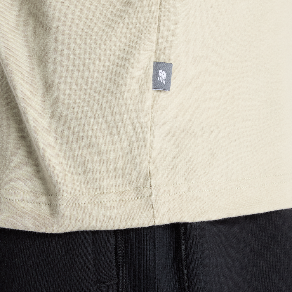 Pánské tričko New Balance MT51506OVN – béžové