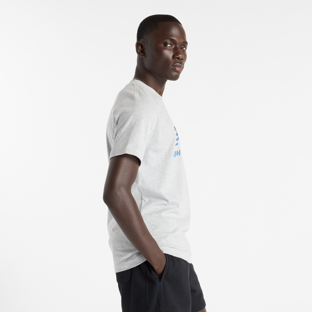 Pánské tričko New Balance MT51503AG – šedé