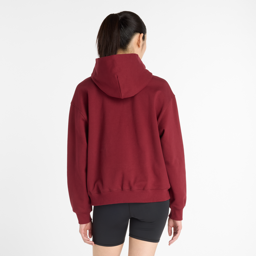 Dámská mikina New Balance WT51501MHB – bordó
