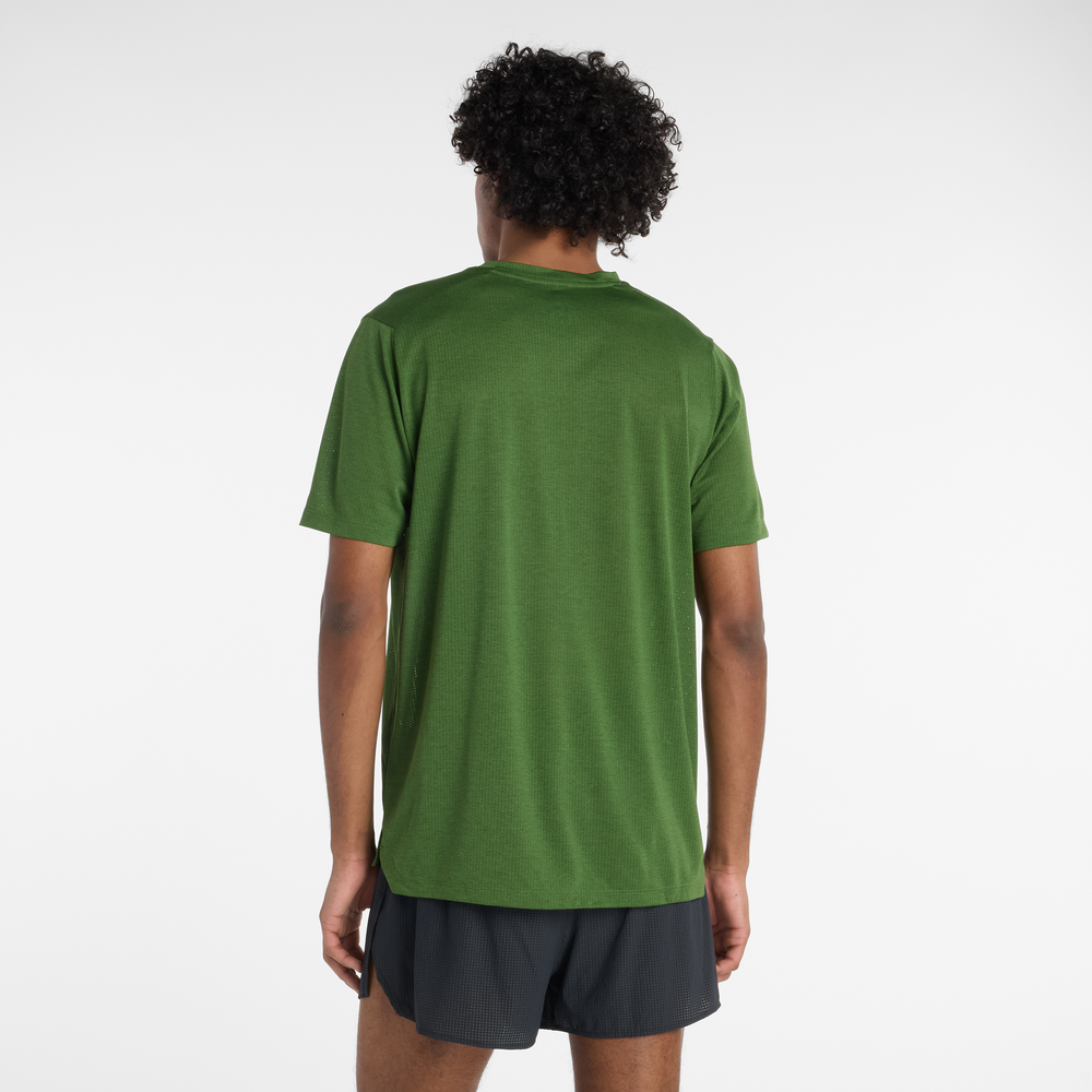 Pánské tričko New Balance MT41253DAA – zelené
