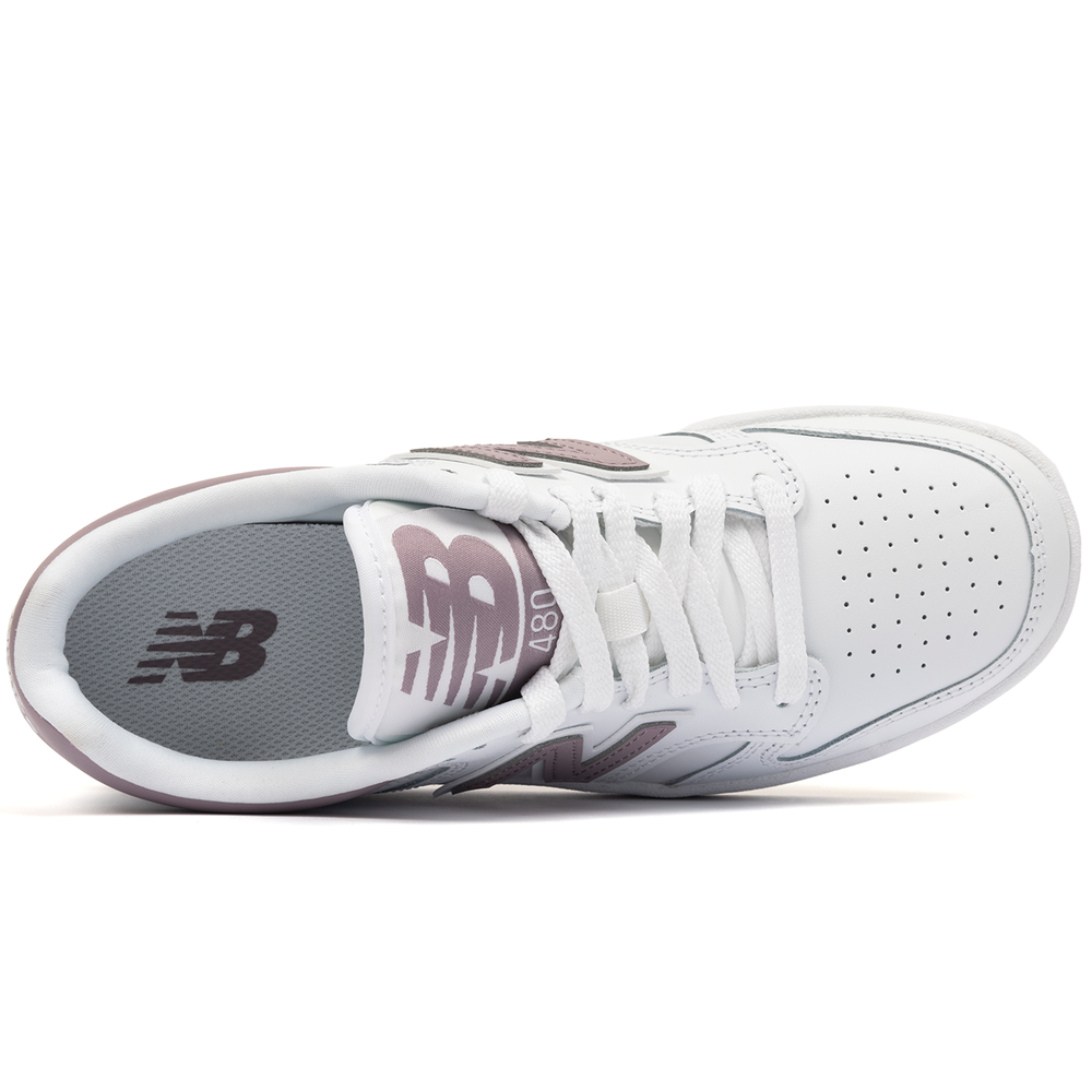 Dětské boty New Balance GSB480WI – bílé