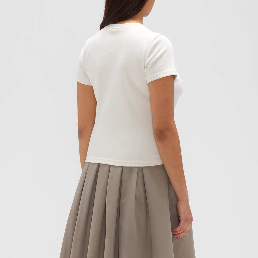 Dámské tričko New Balance MADE in USA WT53561LIN – béžové