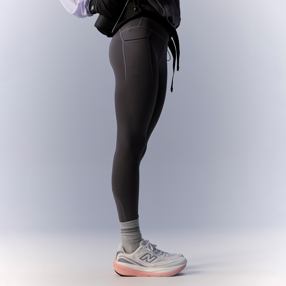 Dámské legíny New Balance Reflective RC Heat – šedé