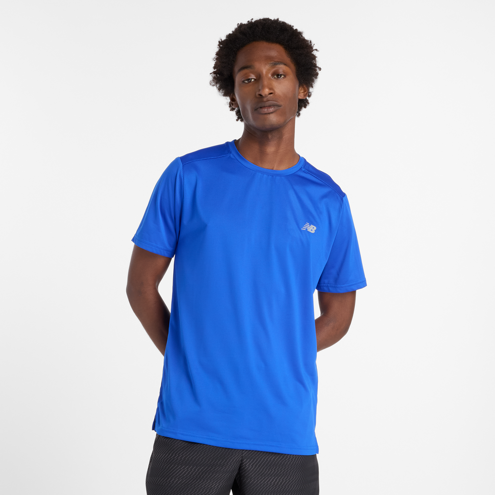 Pánské tričko New Balance MT41222BUM – modré