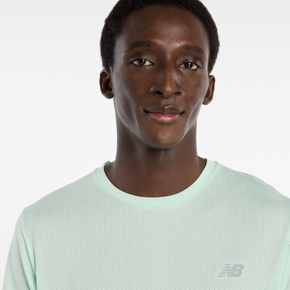 Pánské tričko New Balance MT41253AB8 – mátové