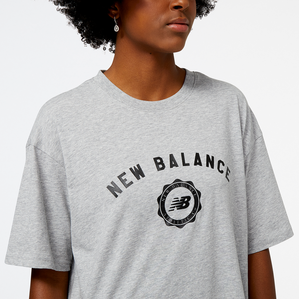 Dámské tričko New Balance WT31800AG – šedé