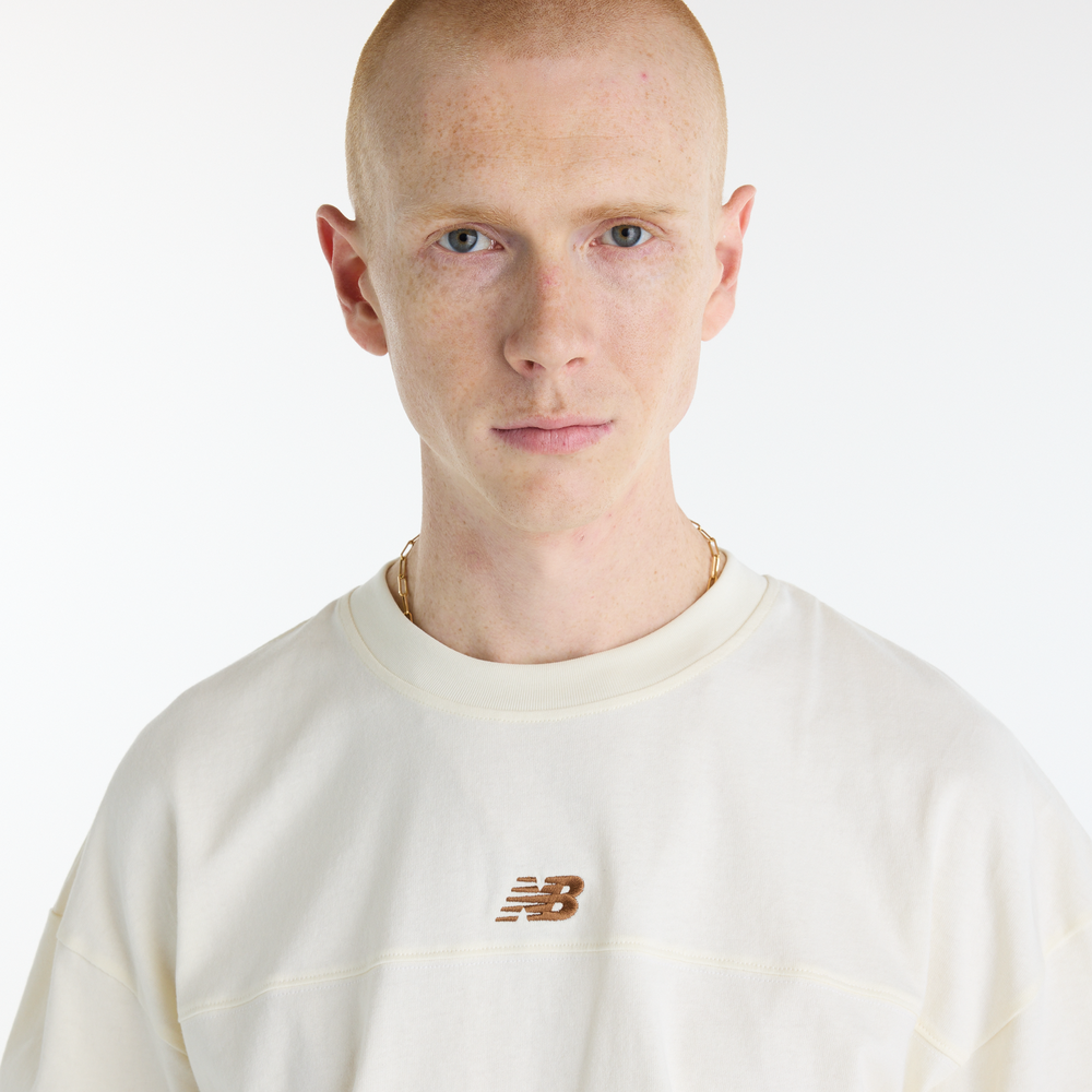 Pánské tričko New Balance Sport Legacy – béžové