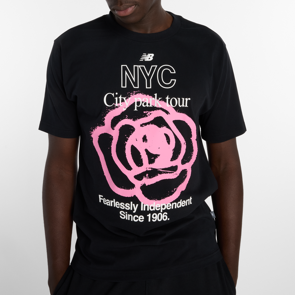 Pánské tričko New Balance MT61018IBK – černé