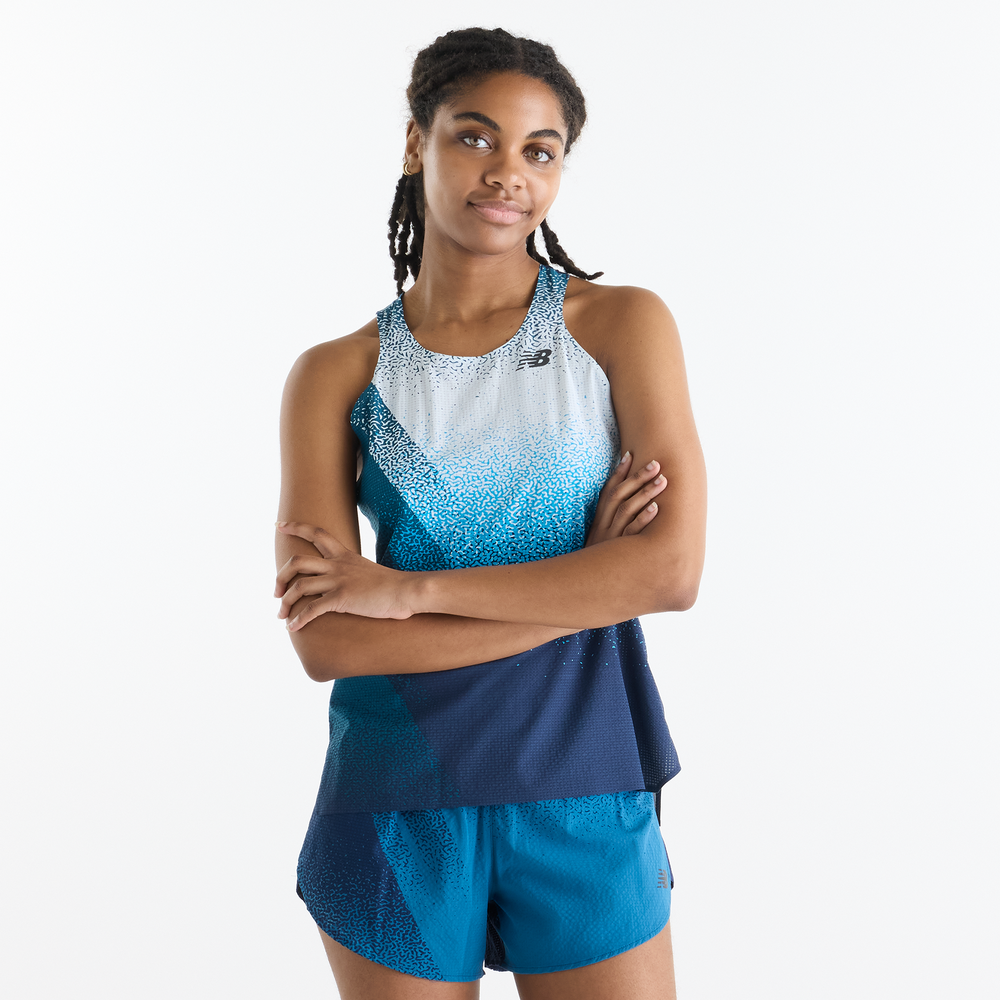 Dámské tričko New Balance WT61B671ATD – modré