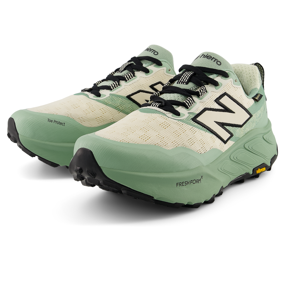 Pánské boty New Balance Fresh Foam X Hierro v9 Gore-Tex MTHIGLA9 – zelené