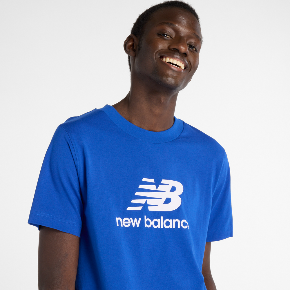 Pánské tričko New Balance MT41502BUM – modré