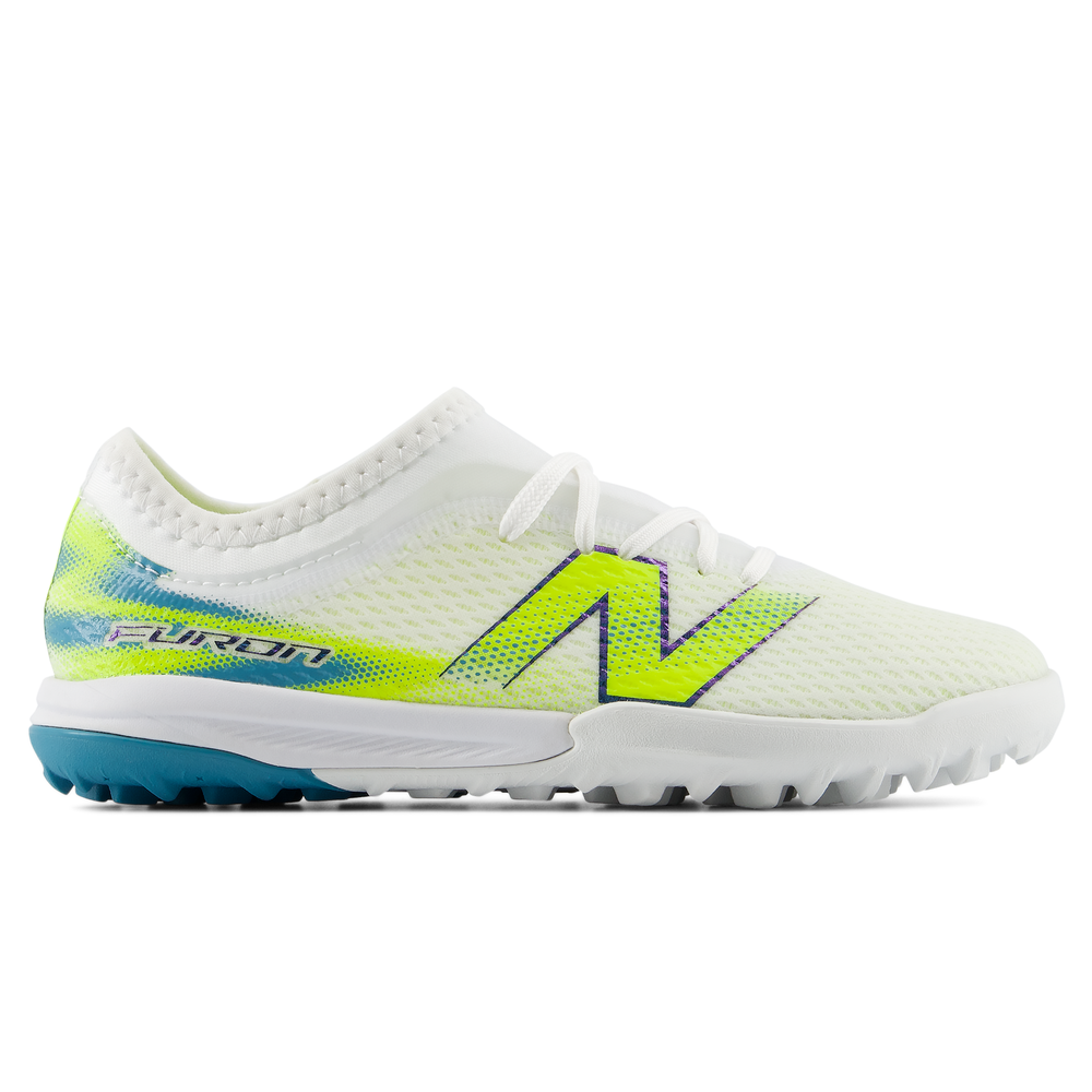 Dětské turfy New Balance FURON TEAM JNR TF V9 YF3T69A – bílé