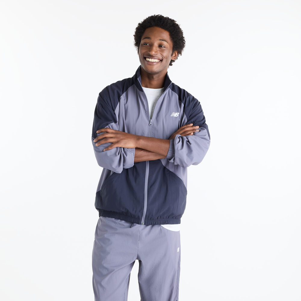 Pánská bunda New Balance MJ61J73YAA9 – fialové