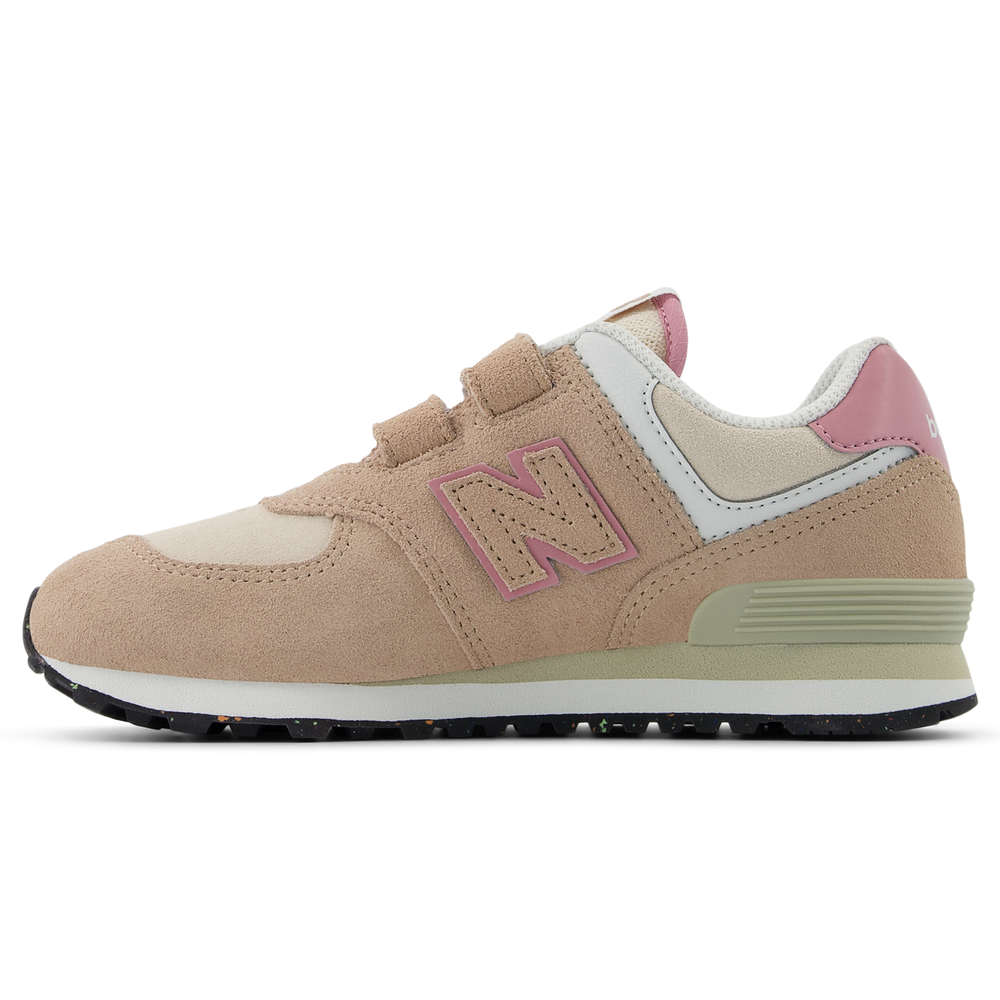 Dětské boty New Balance PV574QTC – béžové