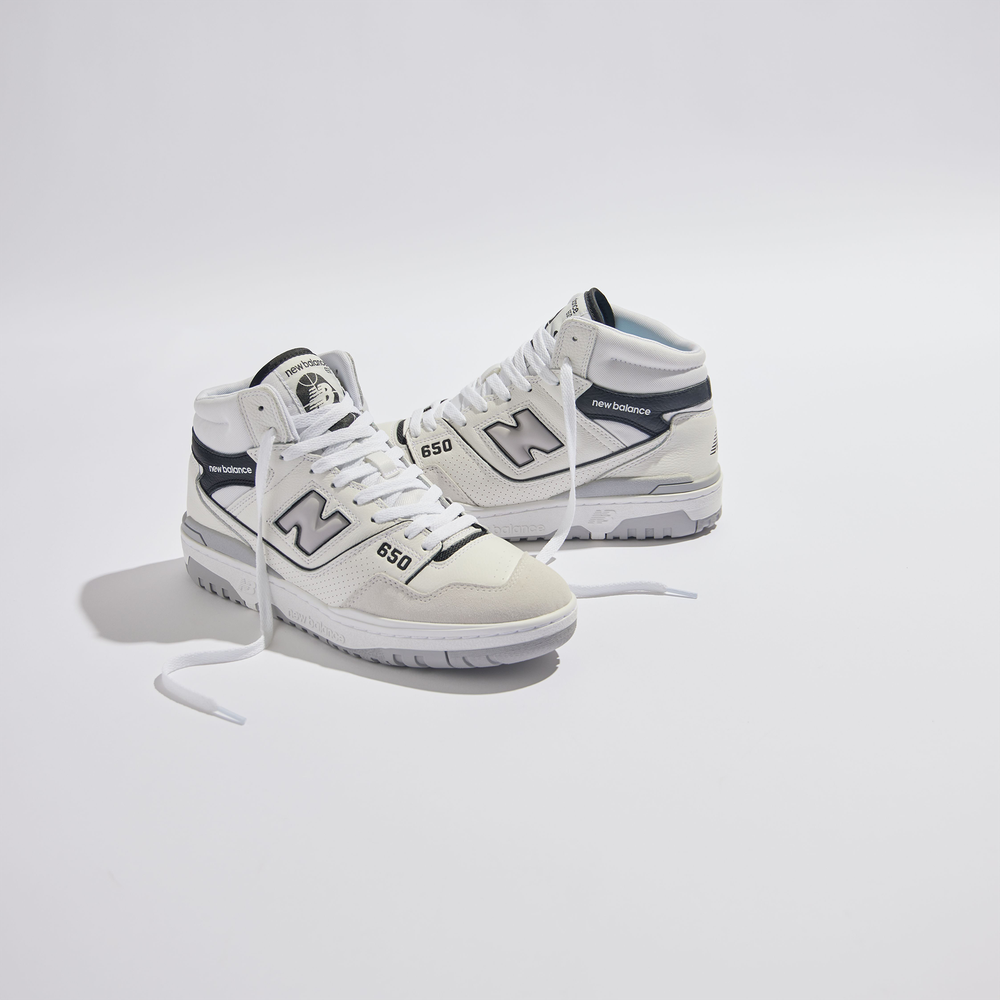 Unisex boty New Balance BB650RWH – bílé