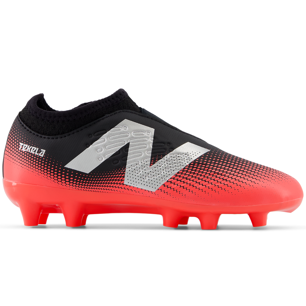 Kopačky New Balance TEKELA V4+ MAGIQUE JNR FG SJT3FR45 – červené