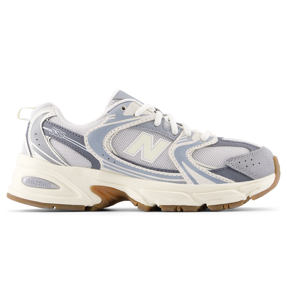 Dětské boty New Balance GR530UK – šedé
