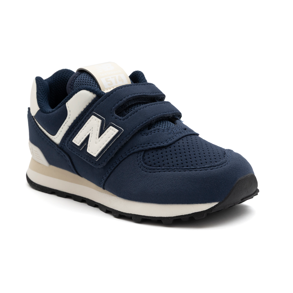 Dětské boty New Balance PV574BCE – tmavomodrá