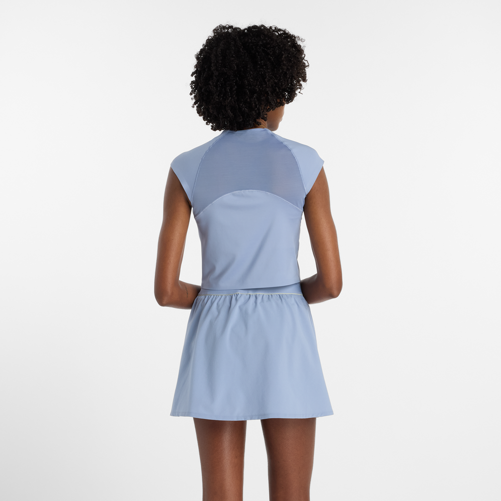 Dámské tričko New Balance WT43430DUS – modré