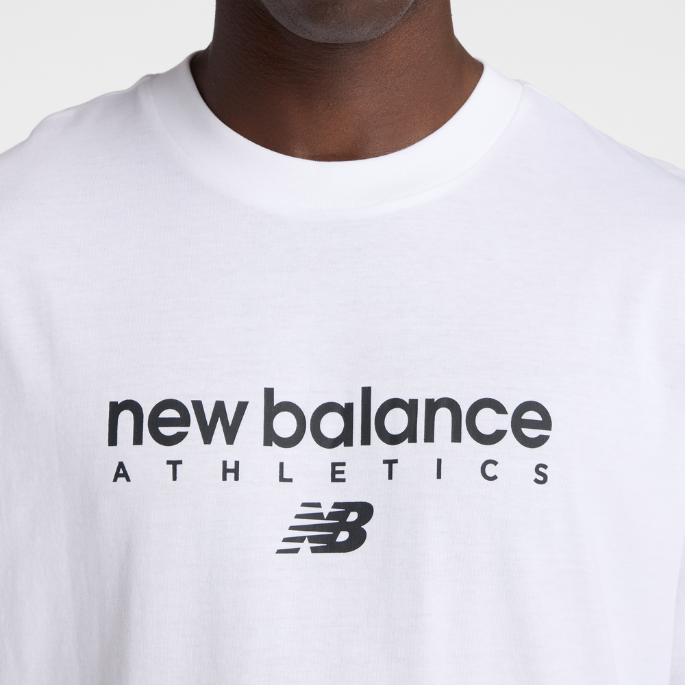 Pánské tričko New Balance MT61D0U5WT – bílé
