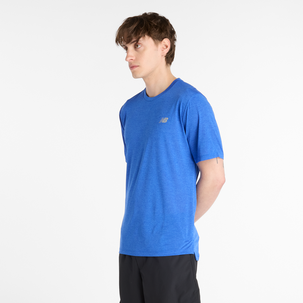 Pánské tričko New Balance MT41253BEA – modré