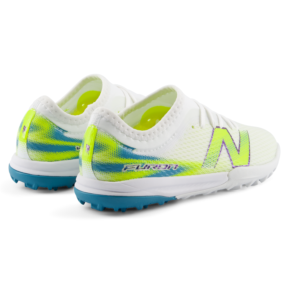 Dětské turfy New Balance FURON TEAM JNR TF V9 YF3T69A – bílé