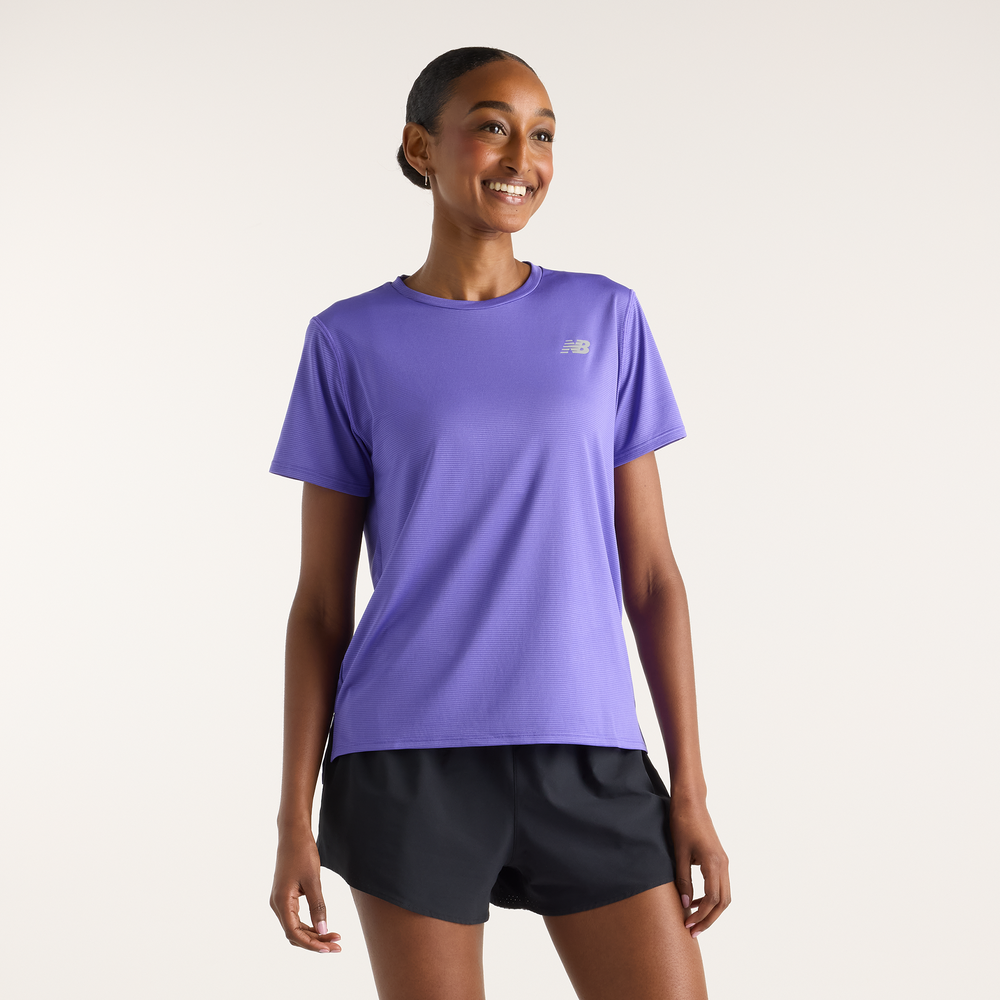 Dámské tričko New Balance WT41222EPU – fialové