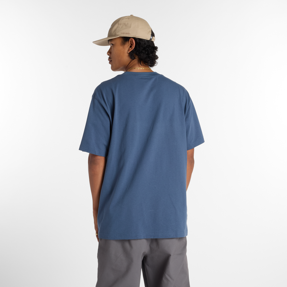 Pánské tričko New Balance Numeric MT51955VTI – tmavomodrá