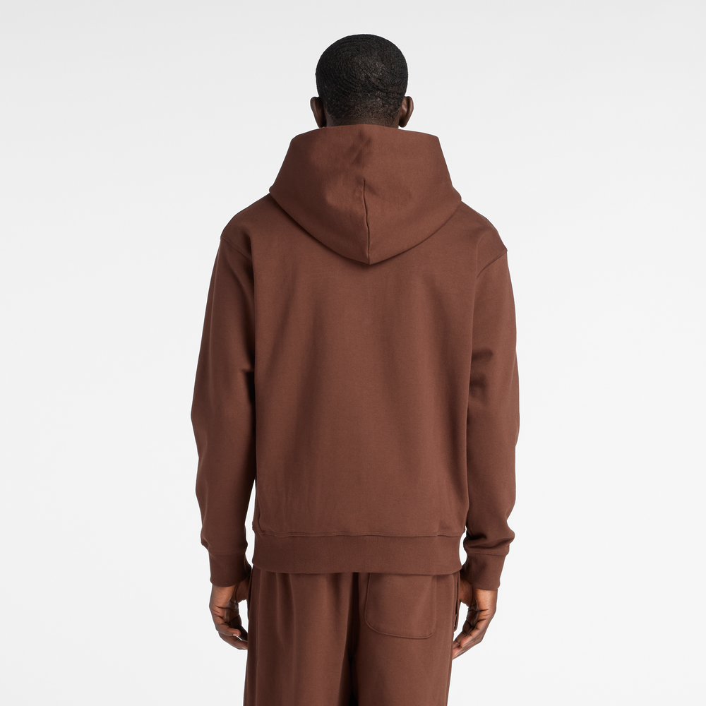 Pánská mikina New Balance MJ53506ABJ – hnědý