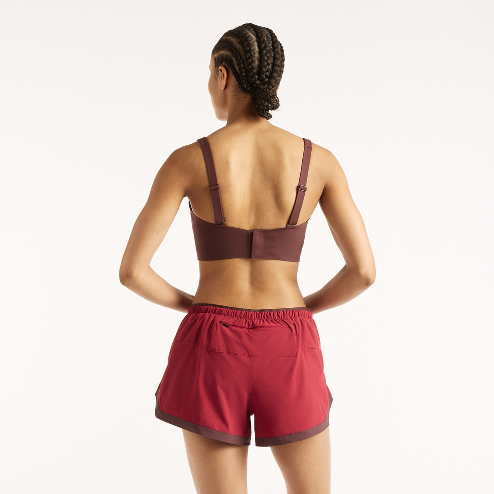 Sportovní podprsenka New Balance RC – bordó