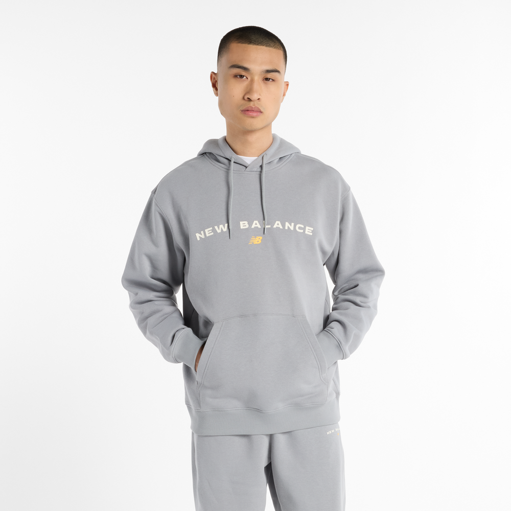 Pánská mikina New Balance MT51516YST – šedé