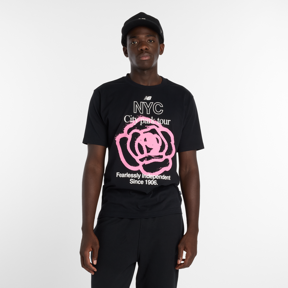 Pánské tričko New Balance MT61018IBK – černé