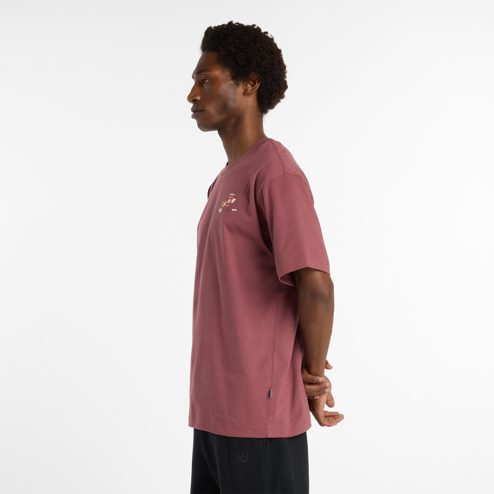 Pánské tričko New Balance MT53931WAD – bordó