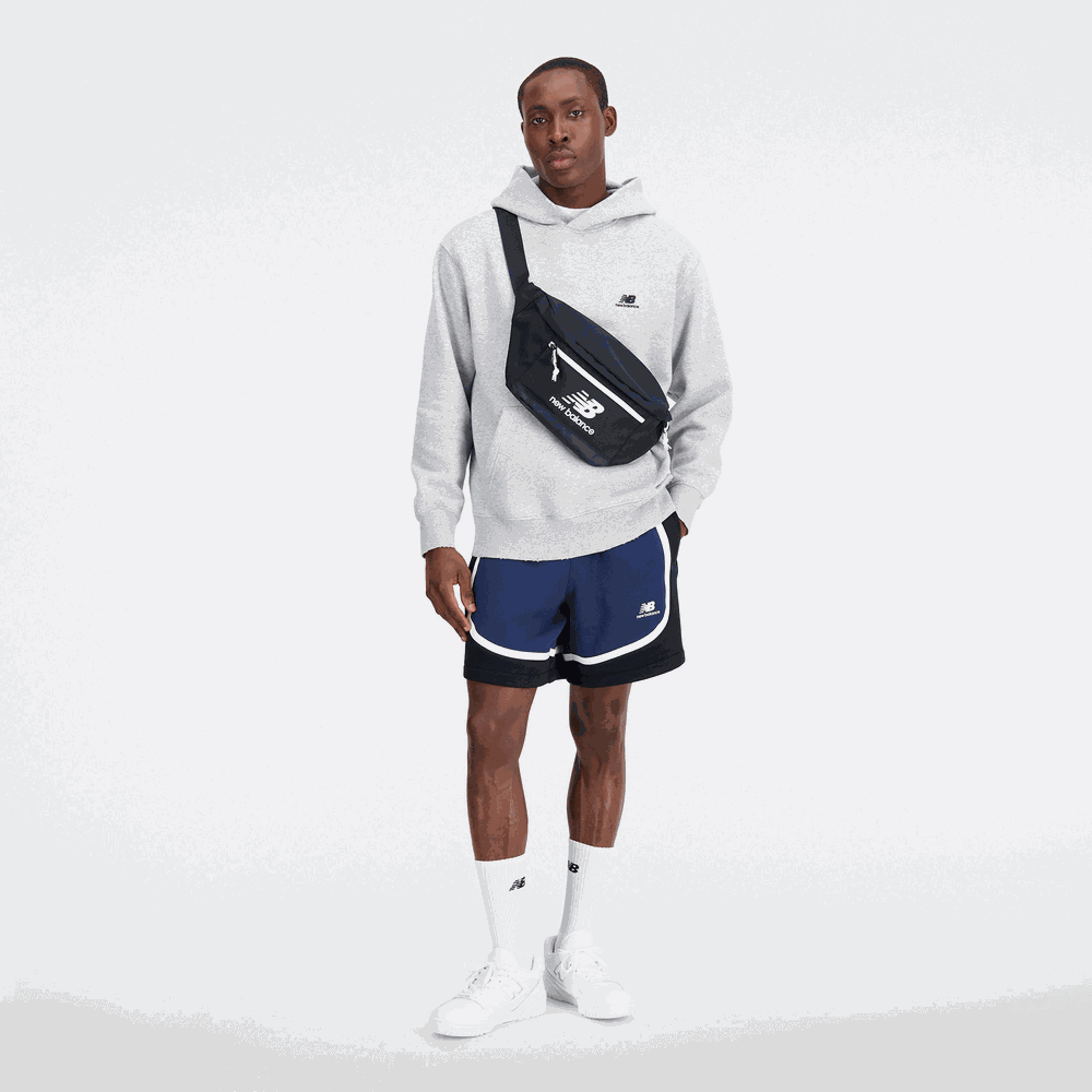 Pánská mikina New Balance MT33586AG – šedé