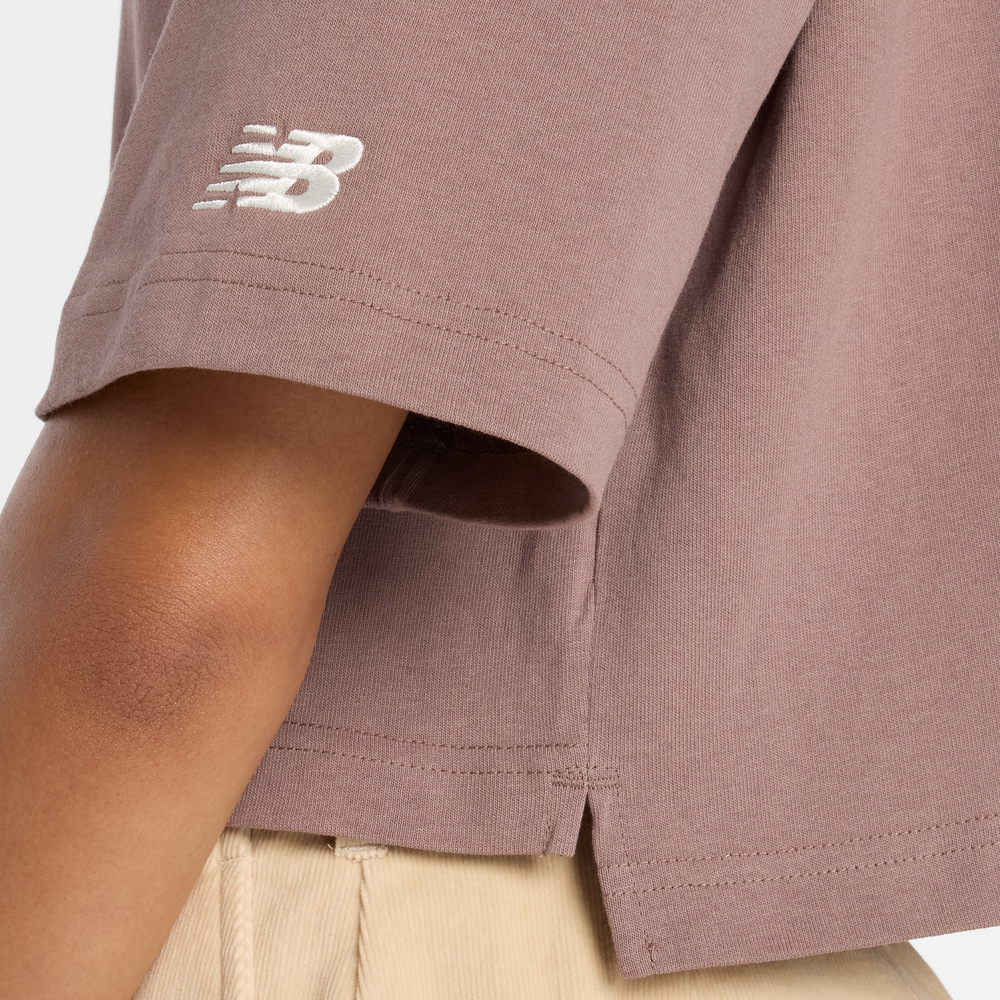 Dámské tričko New Balance WT53904EAS – hnědý