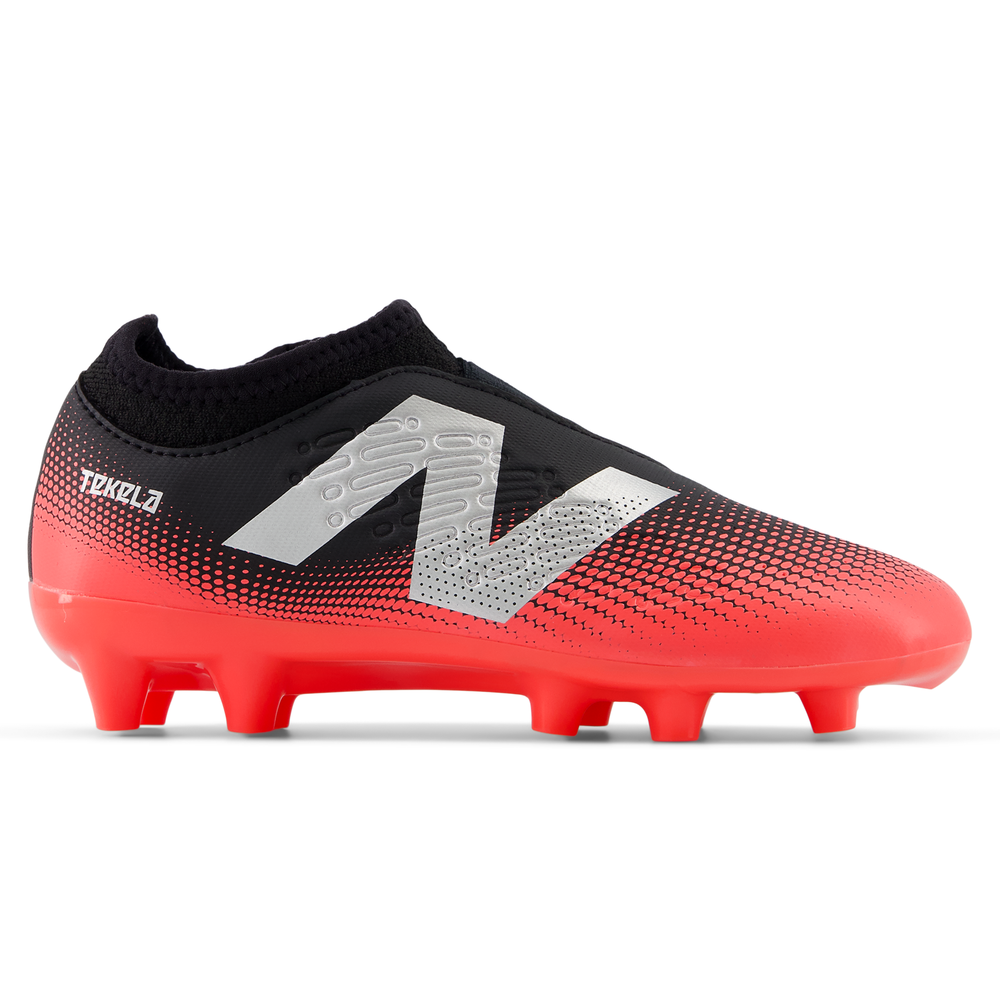 Kopačky New Balance TEKELA V4+ MAGIQUE JNR FG SJT3FR45 – červené