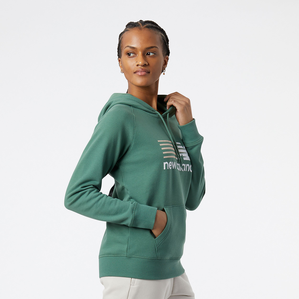 Dámská mikina New Balance WT23800JD – zelené