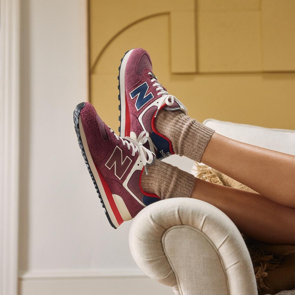 Boty unisex New Balance U574RX2 – červené