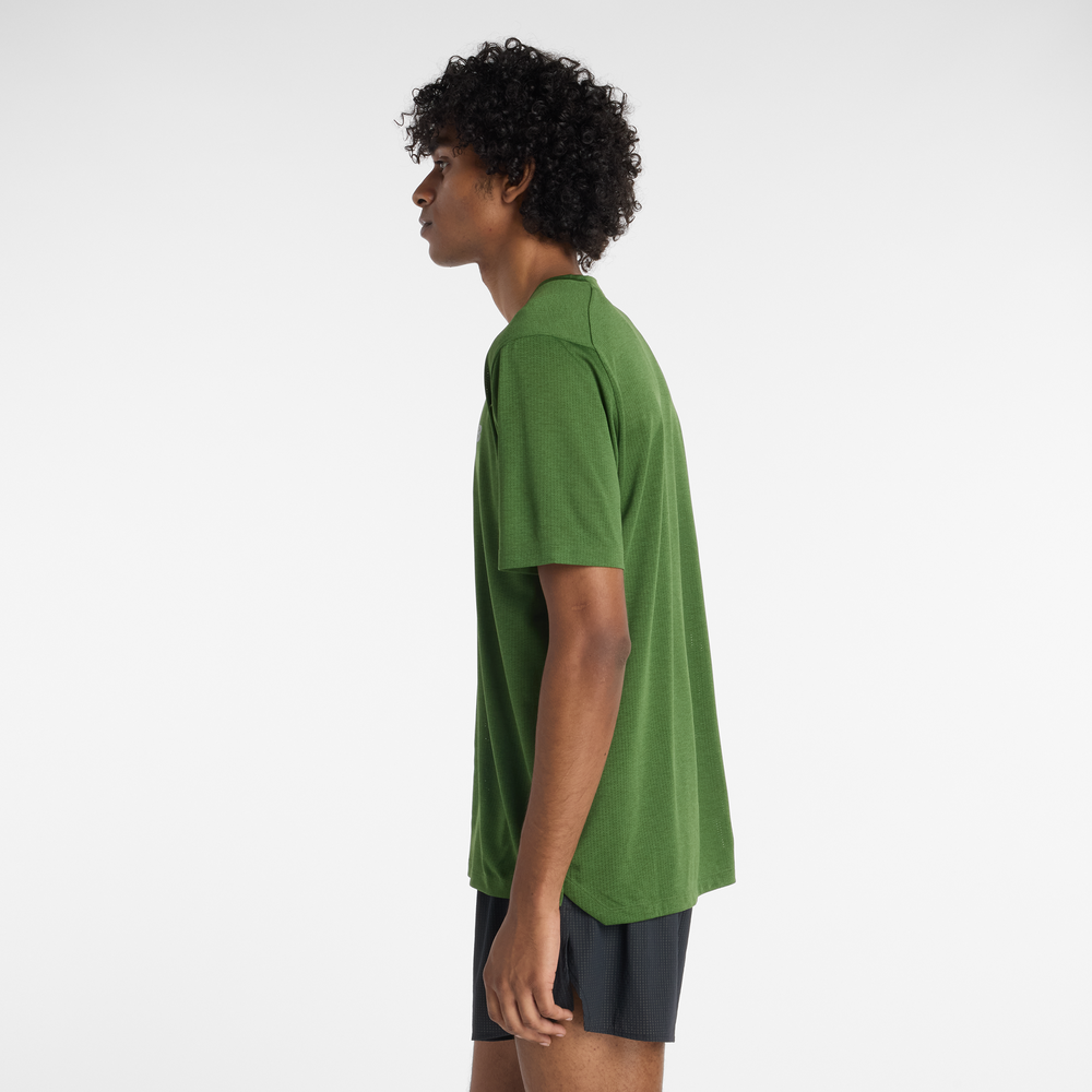 Pánské tričko New Balance MT41253DAA – zelené