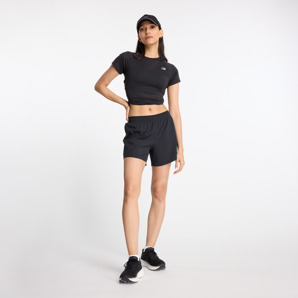 Dámské šortky New Balance WS41202BK – černé