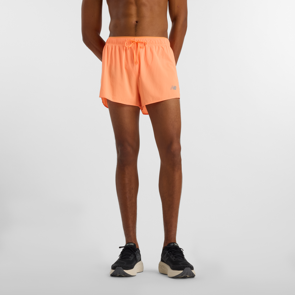 Pánské šortky New Balance MS51283HMO – oranžová