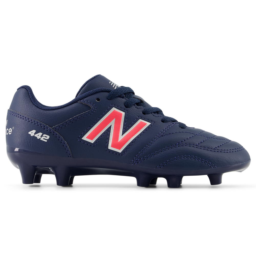 Dětské kopačky New Balance 442 ACADEMY JNR FG V2 JS43FMP2 – tmavomodrá