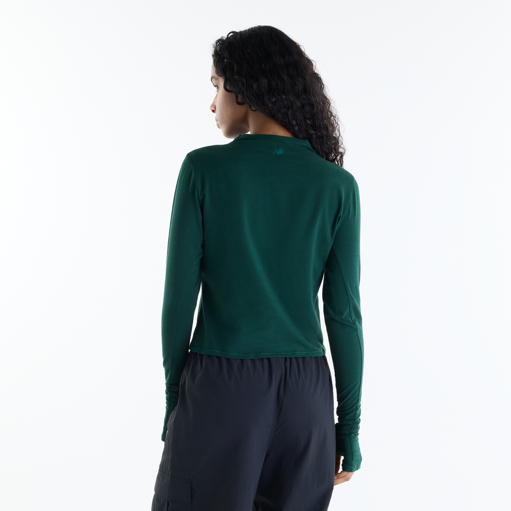 Dámské tričko New Balance Athletics Crafted – zelené